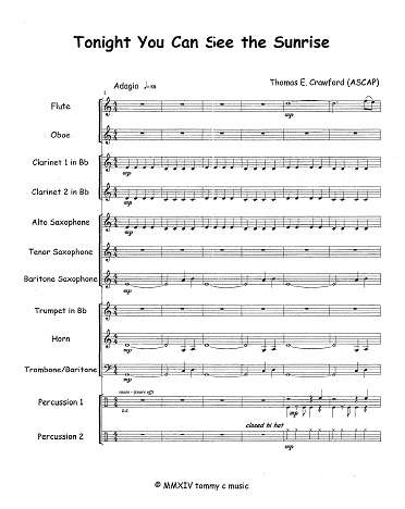 Tonight You Can See the Sunrise